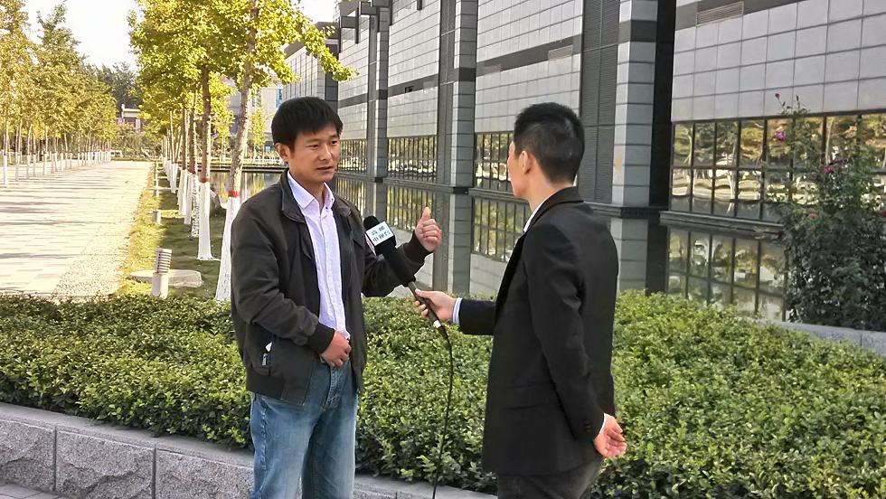 高邮电视台采访临清市博物馆馆长魏辉