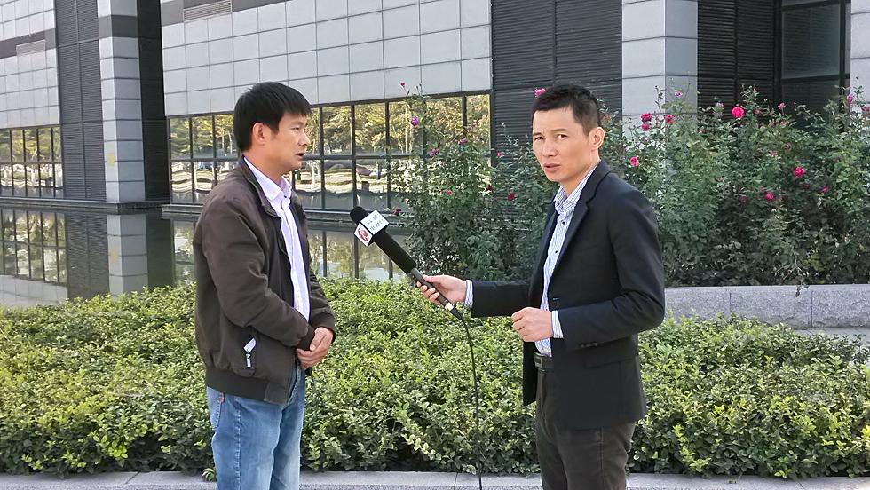 高邮电视台采访临清市博物馆馆长魏辉