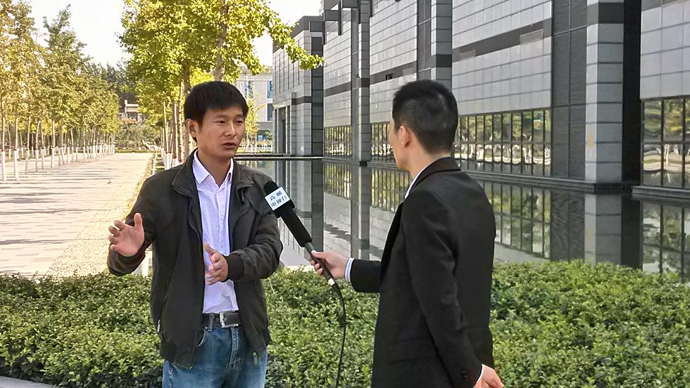 高邮电视台采访临清市博物馆馆长魏辉