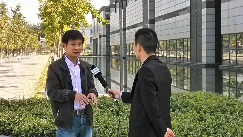 高邮电视台采访临清市博物馆馆长魏辉