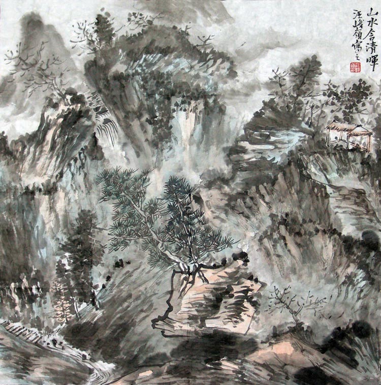 《山水含清晖》