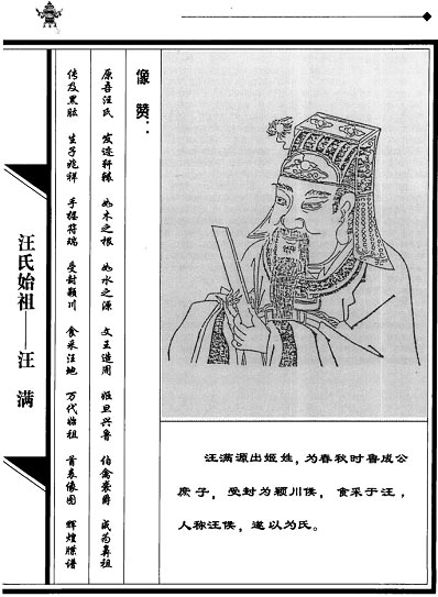 汪氏始祖——汪满