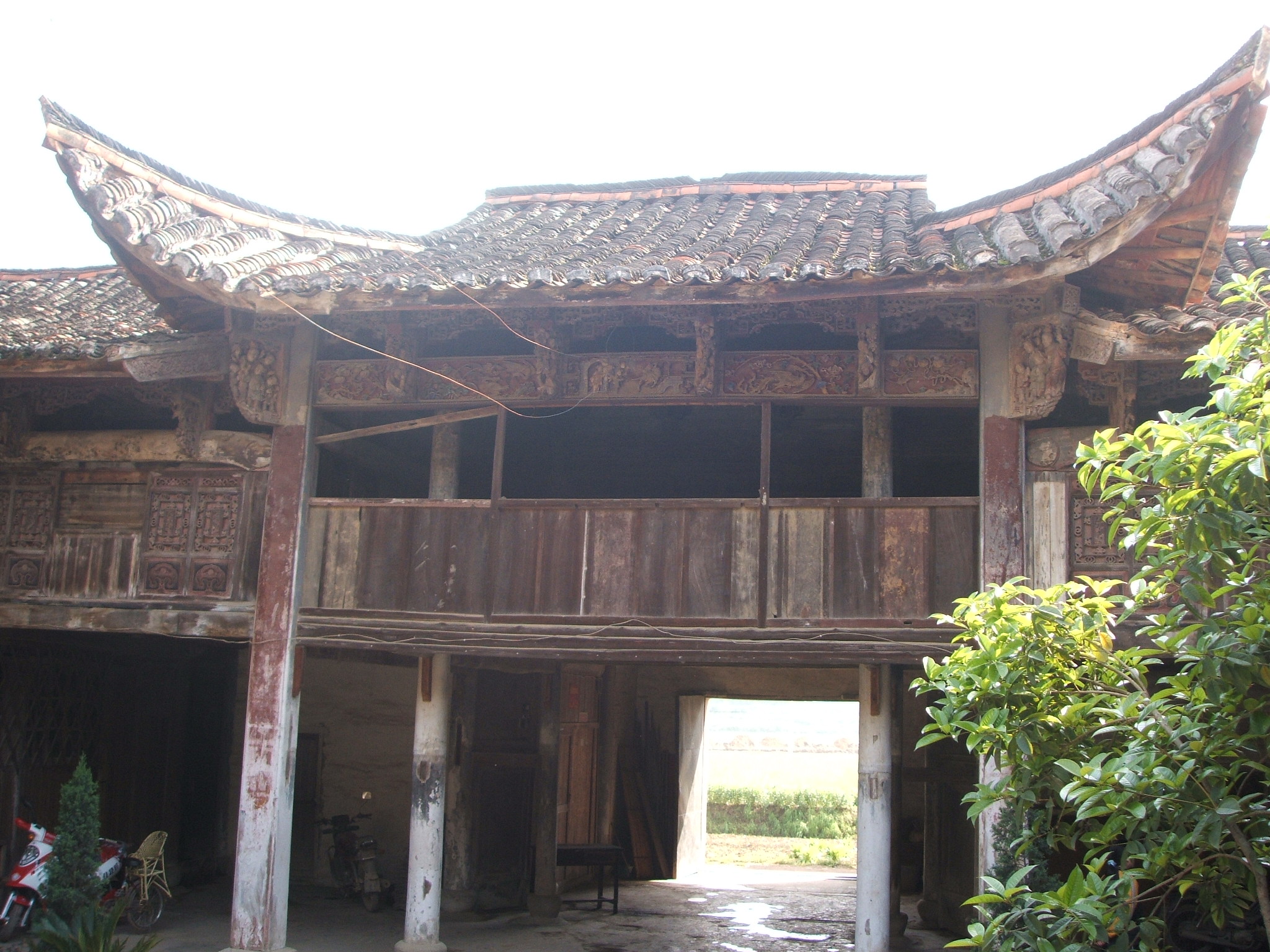 站在大天井的感觉不错