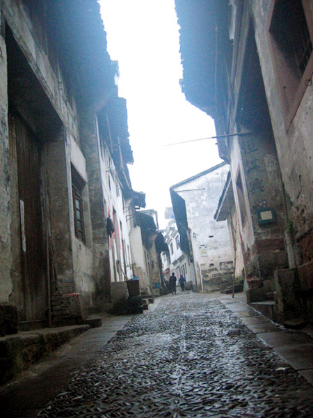 歙县　渔梁古镇一角