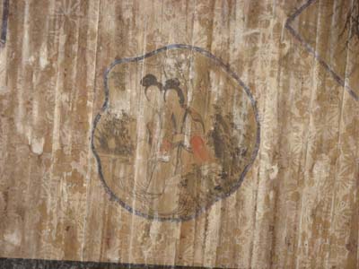 男生书屋的屋顶彩绘----自有美人颜如玉