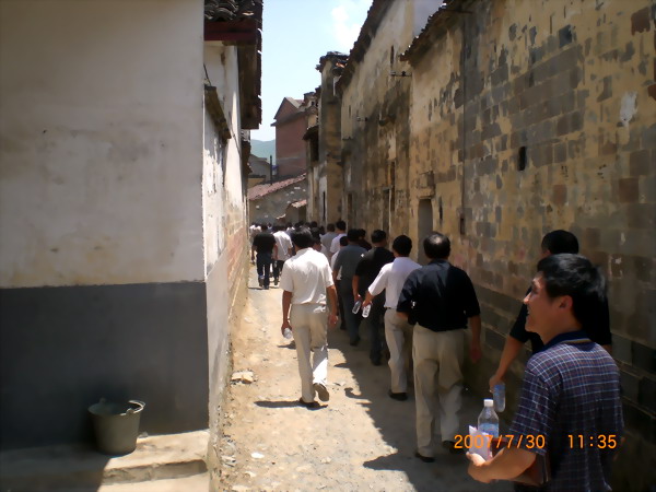 60多位村书记被大陈的人文历史所吸引