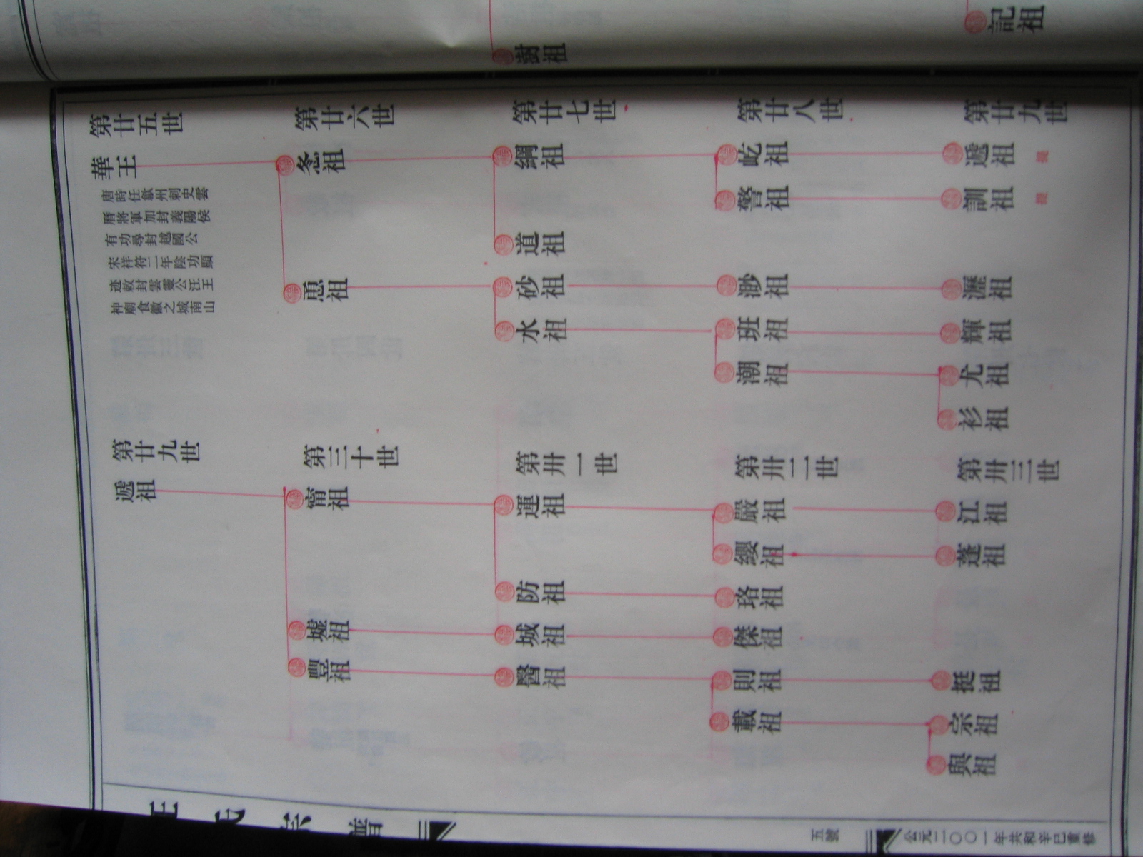 看他们对华公的介绍，是我越国公无疑，难道25世的跟13世的同年代的不成？而且此华公没有九子，显然不对。