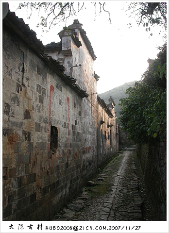 大陈古村古民居外景