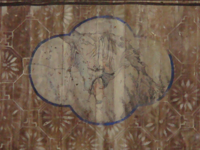 关麓特有的天花壁画