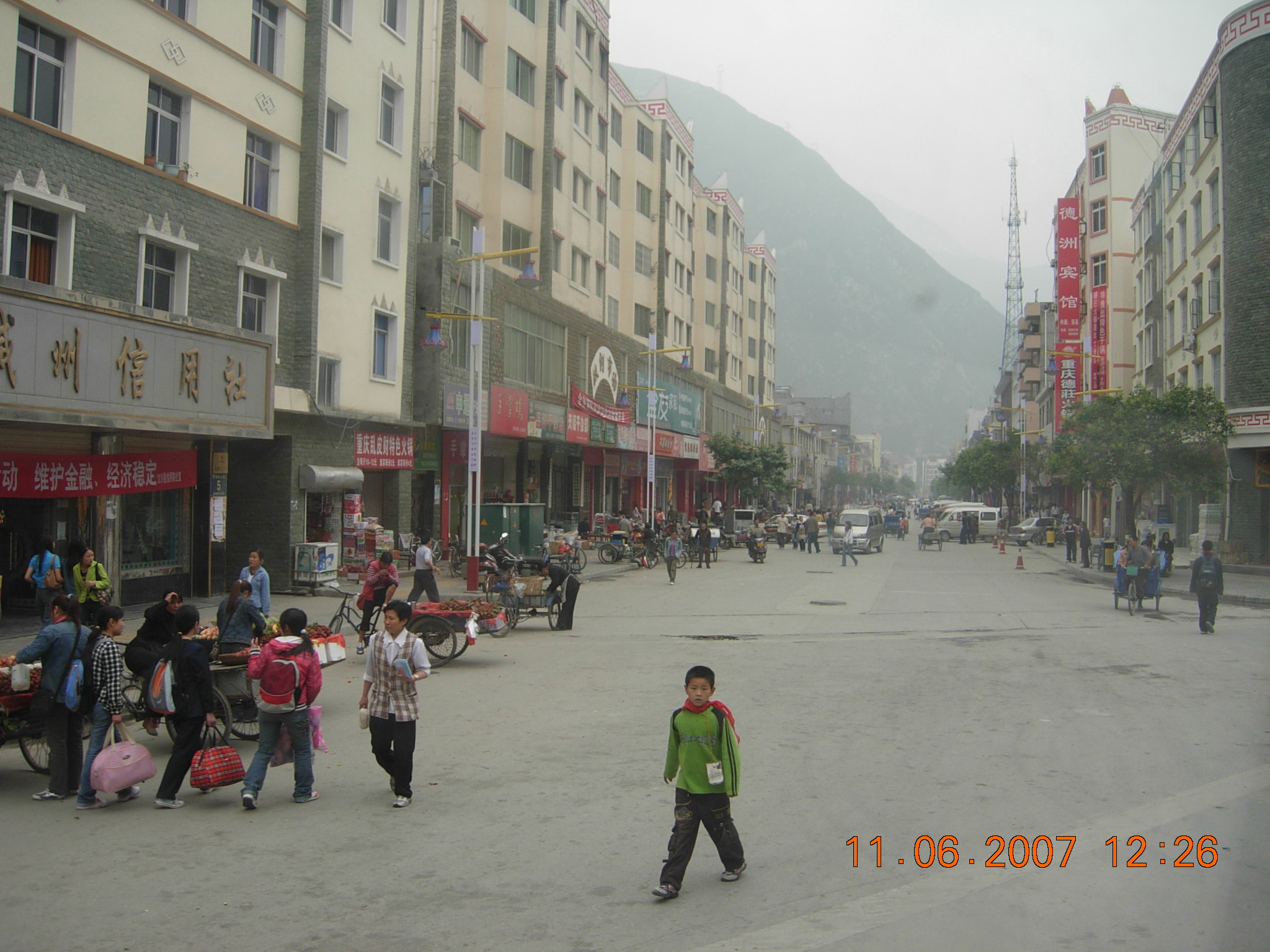 2007年6月路过都江堰至茂县拍摄的照片