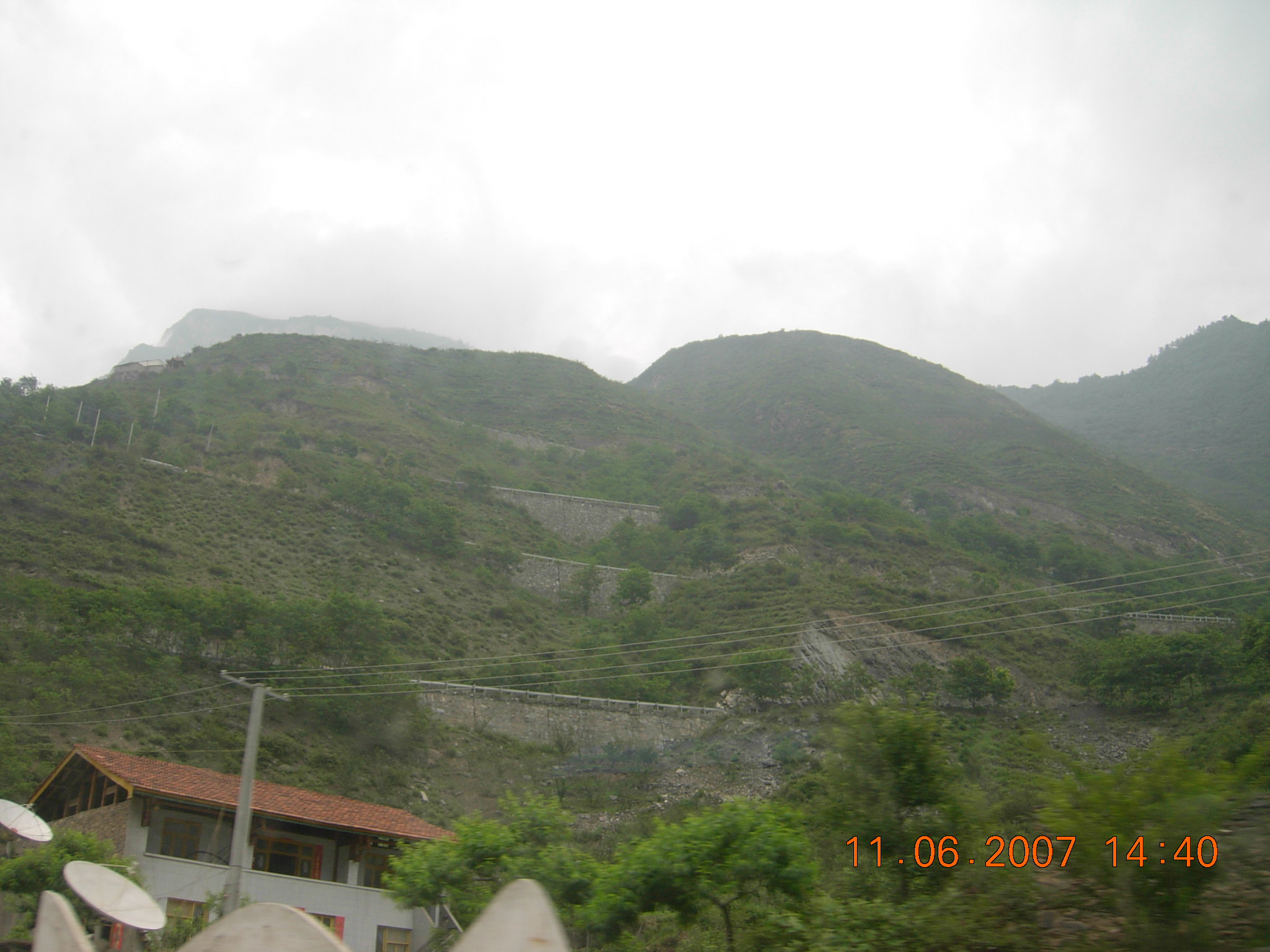 2007年6月路过都江堰至茂县拍摄的照片