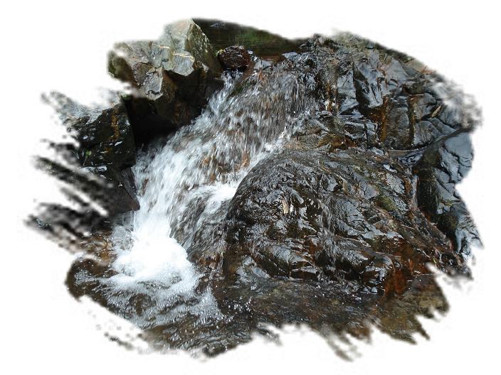 桥下。（一草一木皆有情——木岭后记之15）