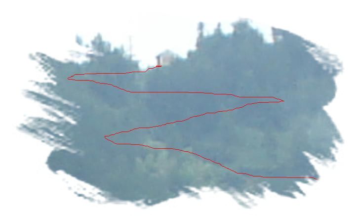 拉近后的木岭亭。（一草一木皆有情——木岭后记之2）