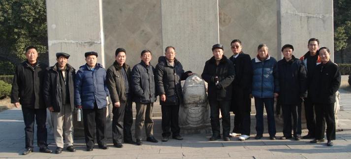 武汉代表和红安代表合影于合肥李鸿章享堂