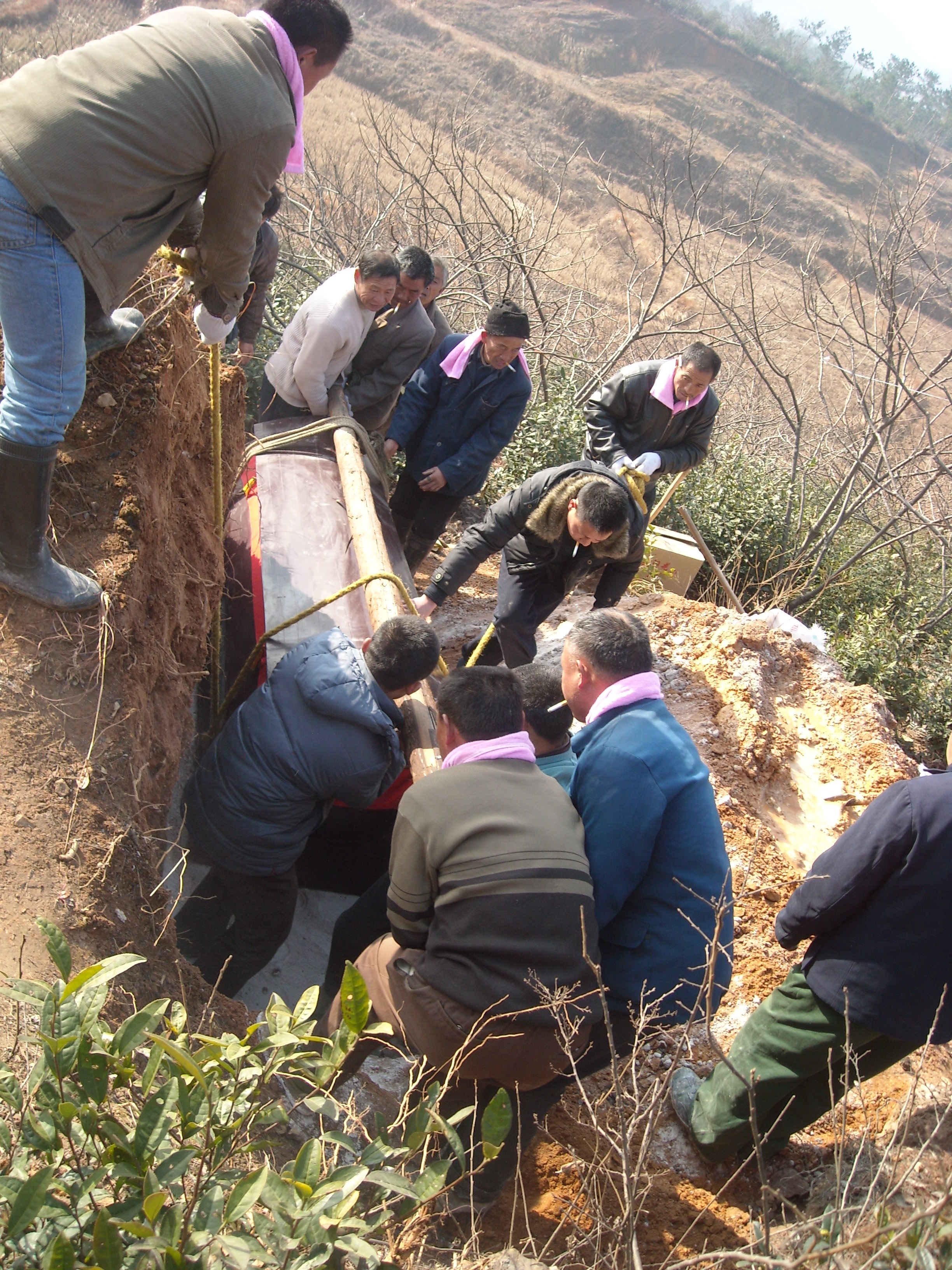 奶奶大人马上就要入土