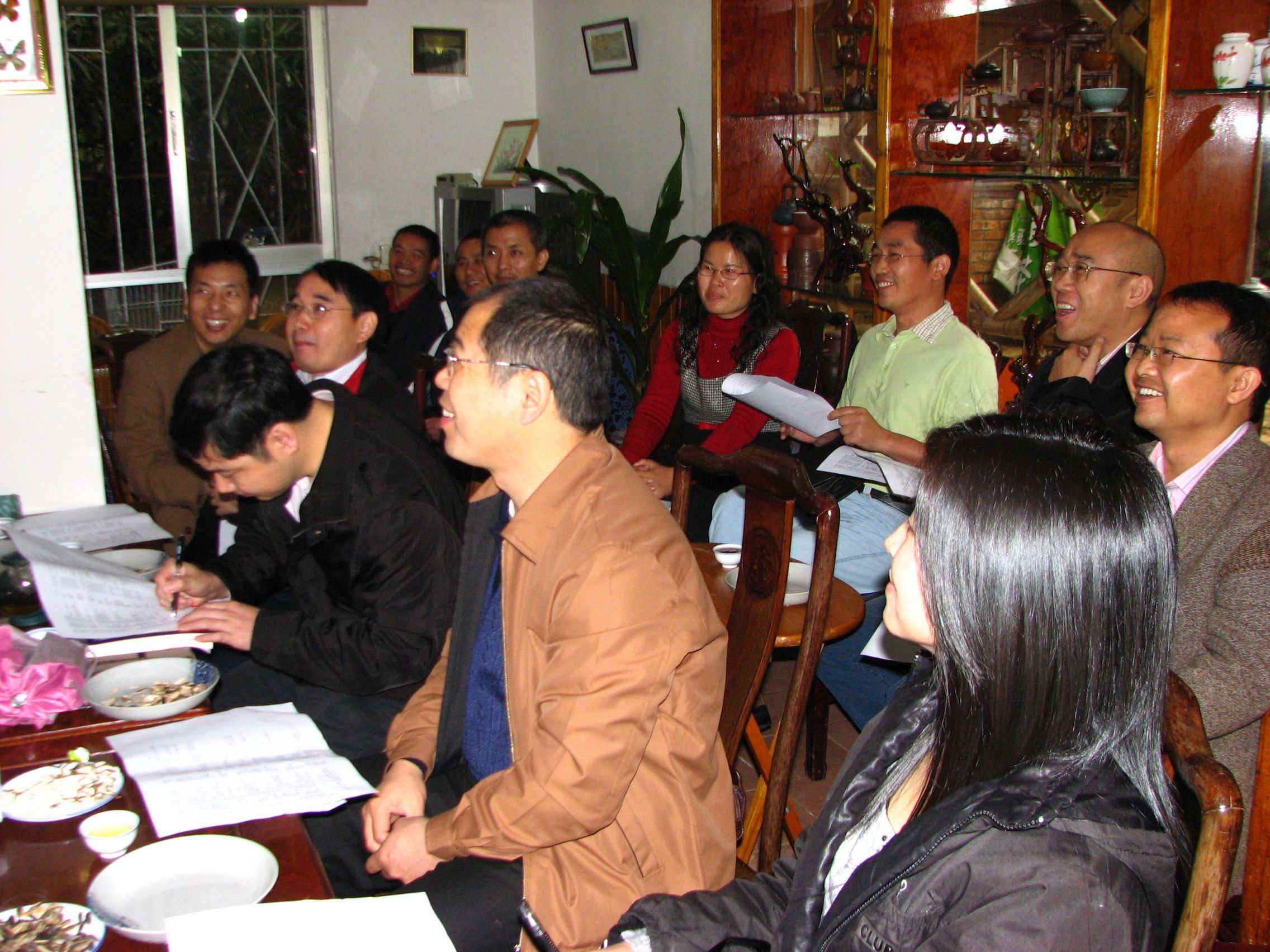 汪氏宗亲会深莞第一次联谊会会场一角