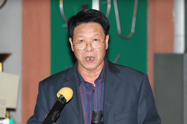 大埔县水利局副局长、梅州市大埔宗亲会会长汪光兴介绍汪氏在广东迁移和发展状况