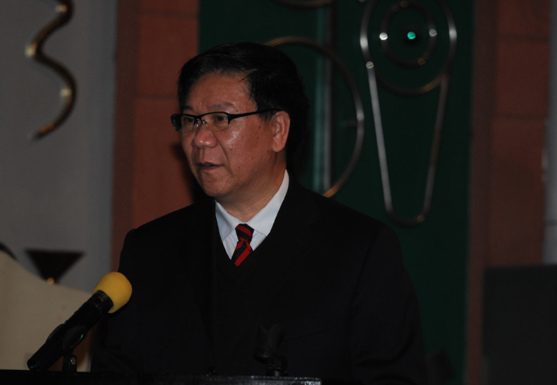 汪华文化研究会执行会长、中国人民解放军总参谋部某部原政委汪承兴讲话