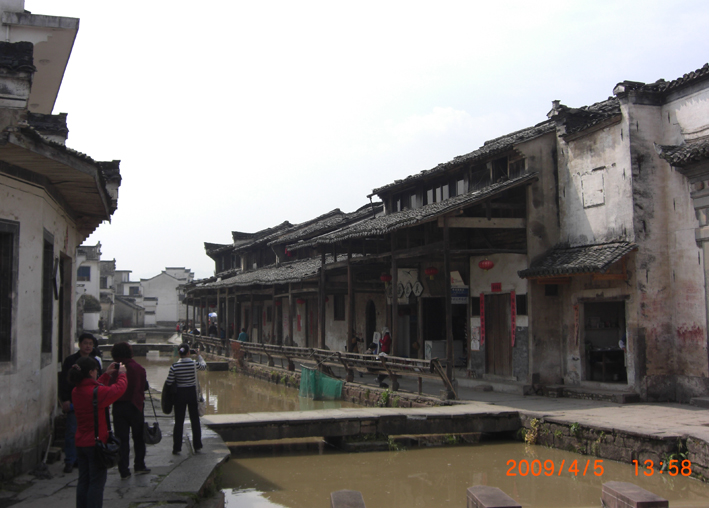 唐模著名的水街