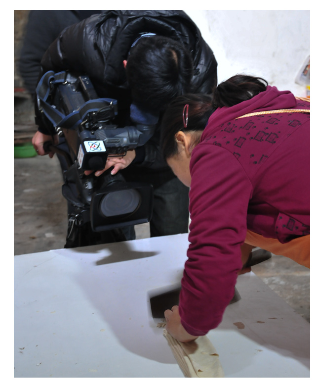 拍摄大陈面得制作