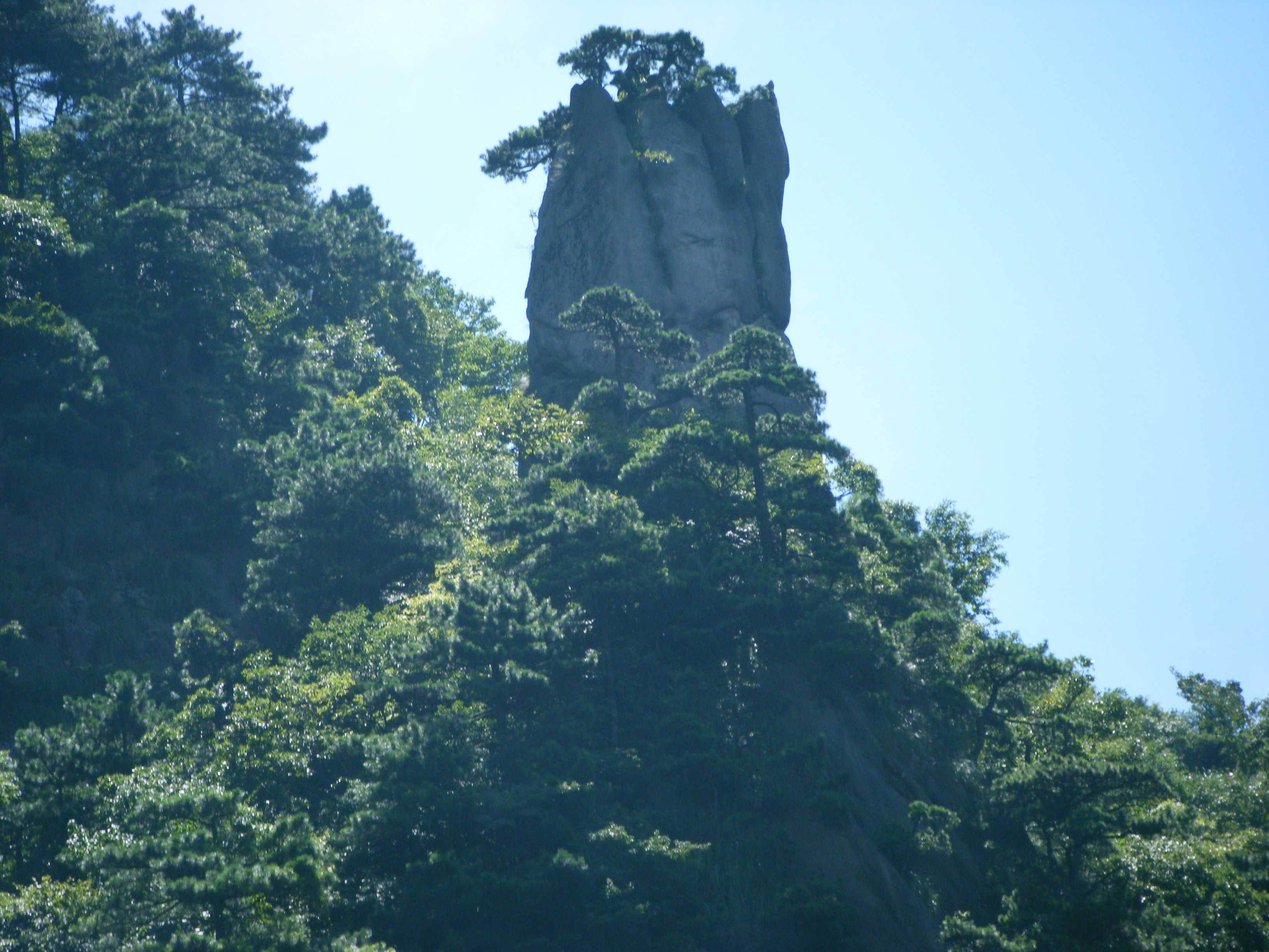 2008年8月，天台景区 尽险峰