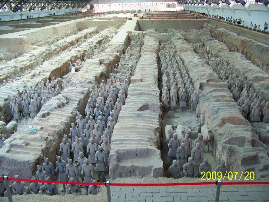 秦皇的兵马俑