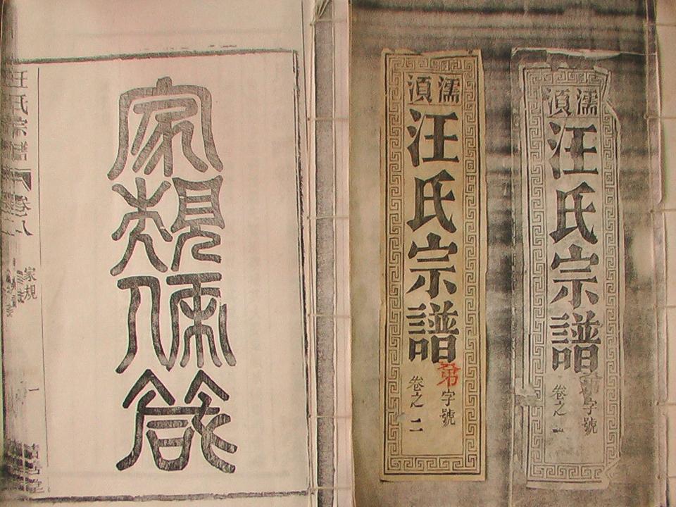 这是我们汪家的谱系，欢迎本家联系！