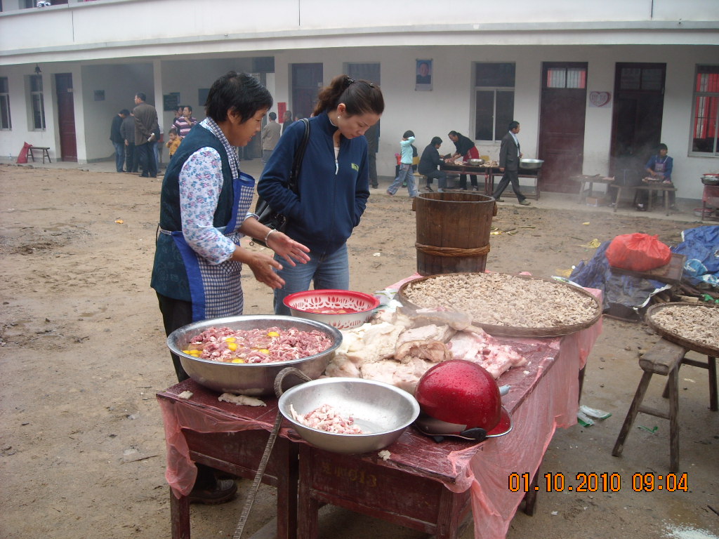 合肥宗亲看乡下伙食