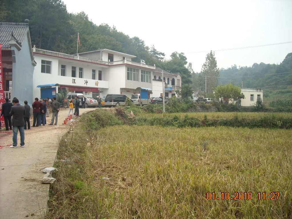 汪冲里车子长龙