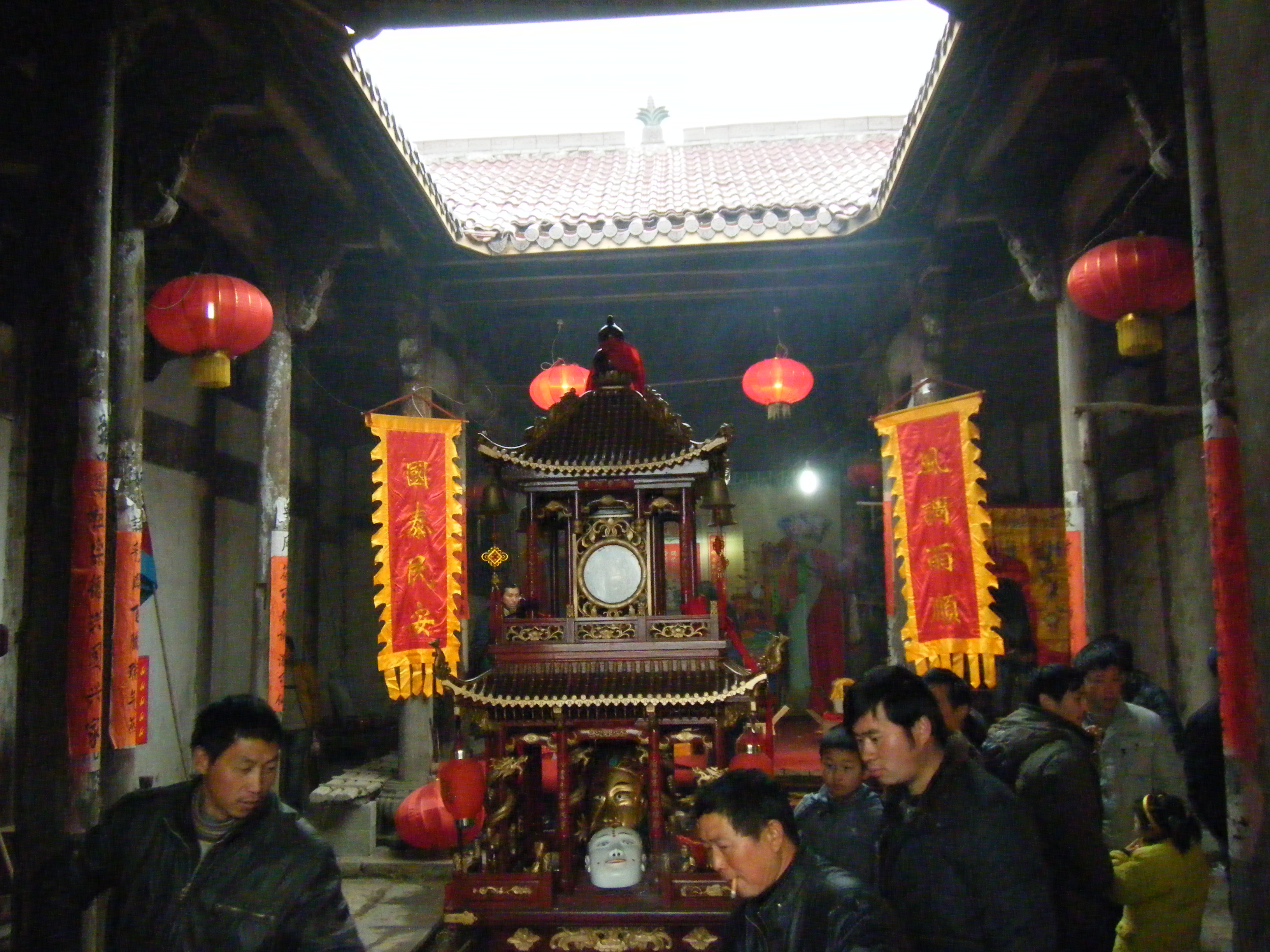 茶溪汪氏宗祠 内部陈设