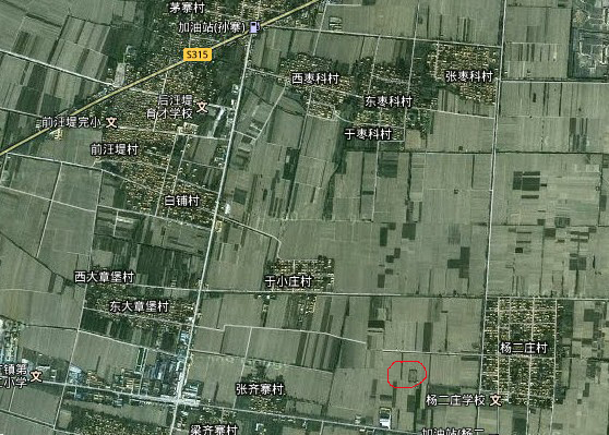 汪广洋终葬墓距离枣科约1公里。