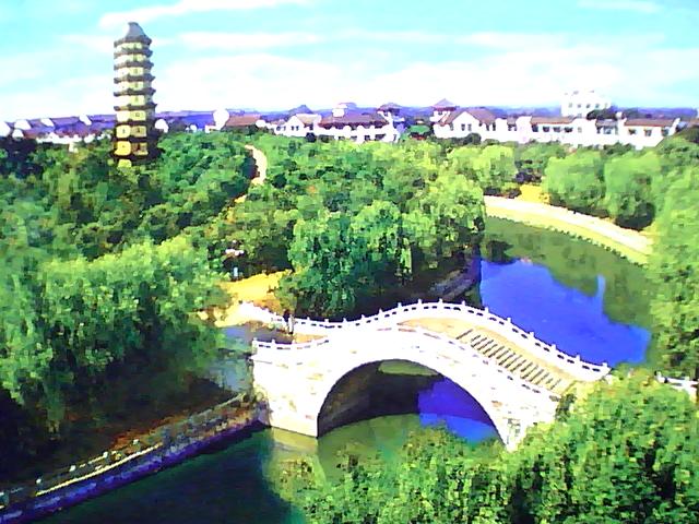 临清舍利宝塔远景