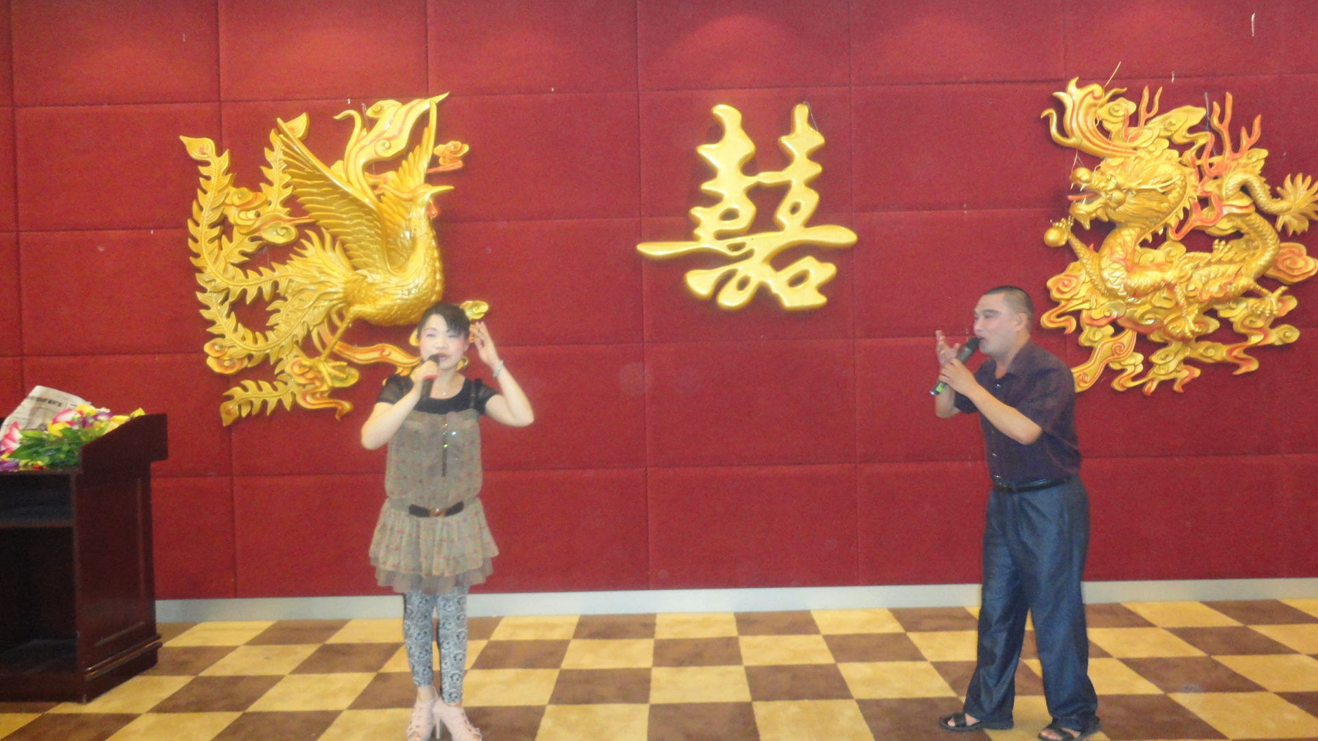 揭西山歌艺术团的歌声伴我汪姓人丁兴旺永远辉煌