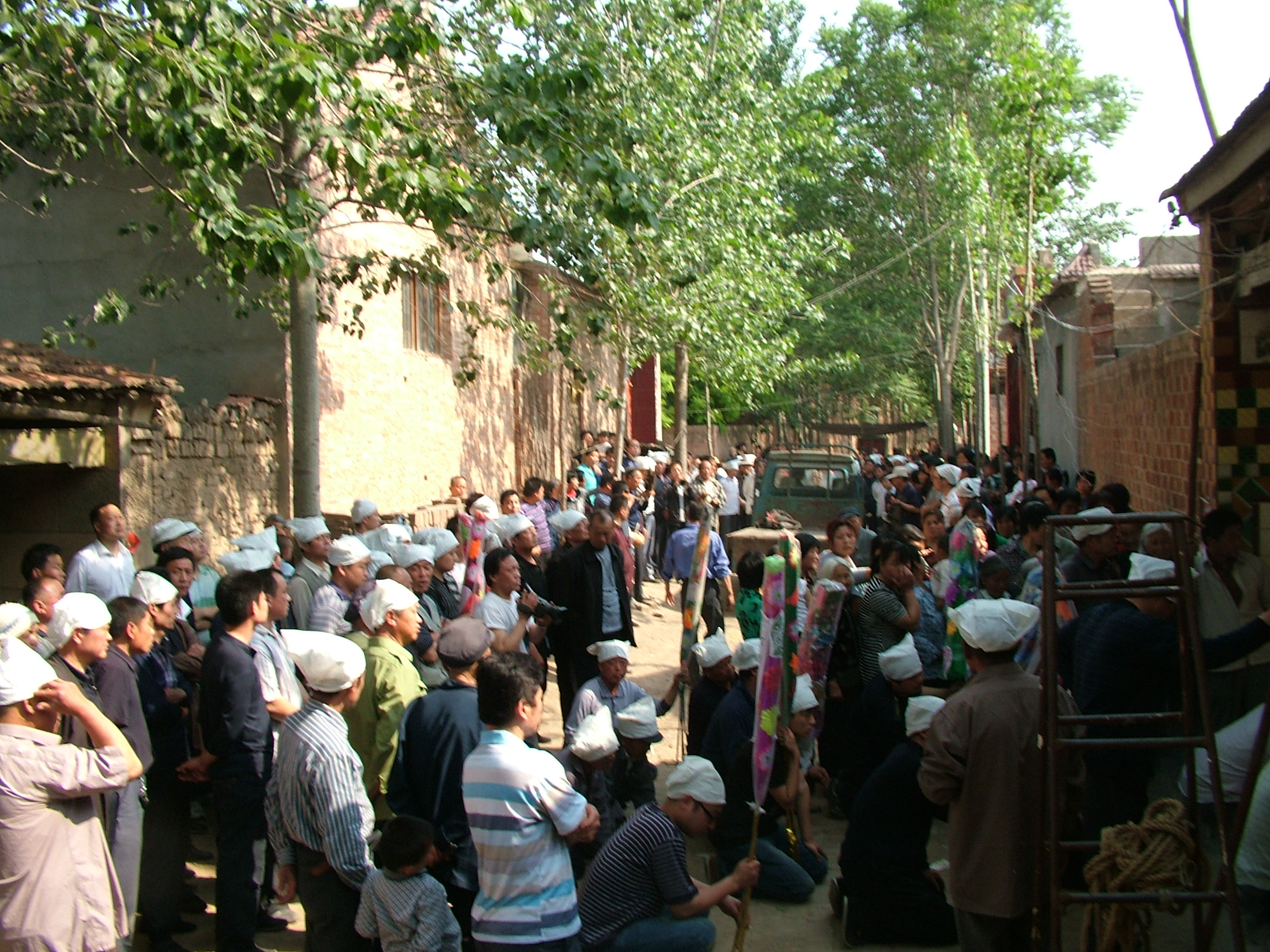 孝子们也出来了。