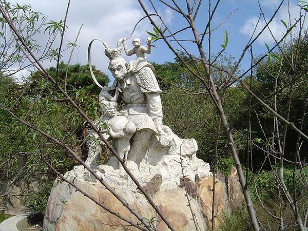 大圣山庄里的大圣像