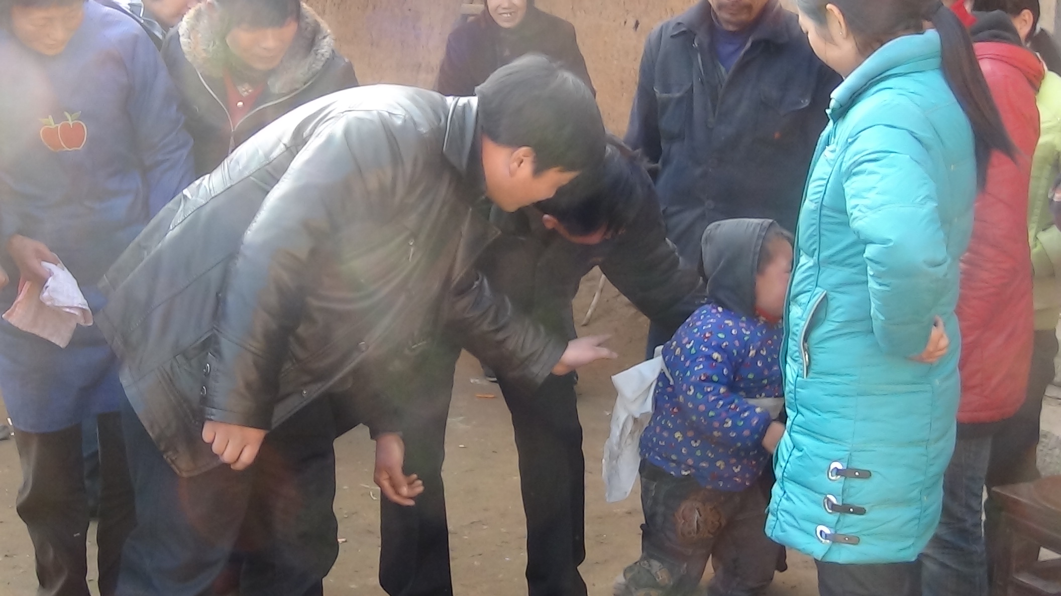 带着为幼小5岁汪振我们下午赶回来