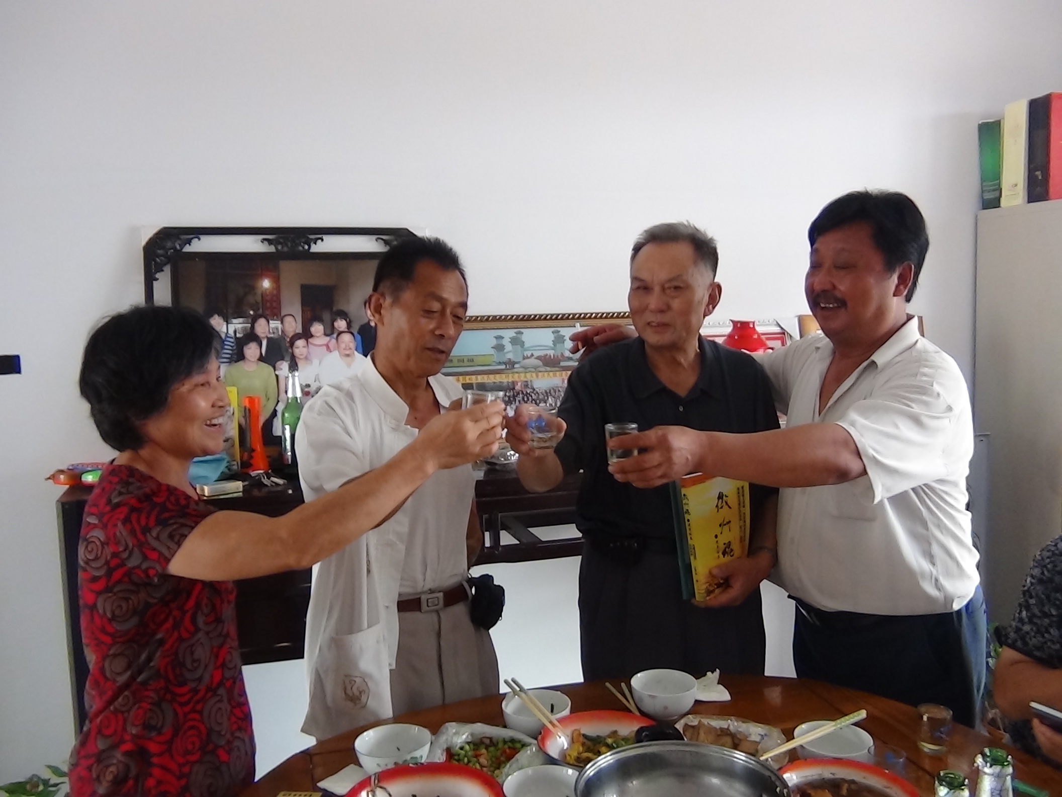 霍山敦本堂91世孙汪舟龙来我金寨汪氏考察指导工作！