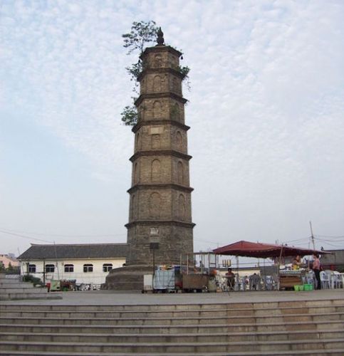 舒城县标志性建筑——龙头塔