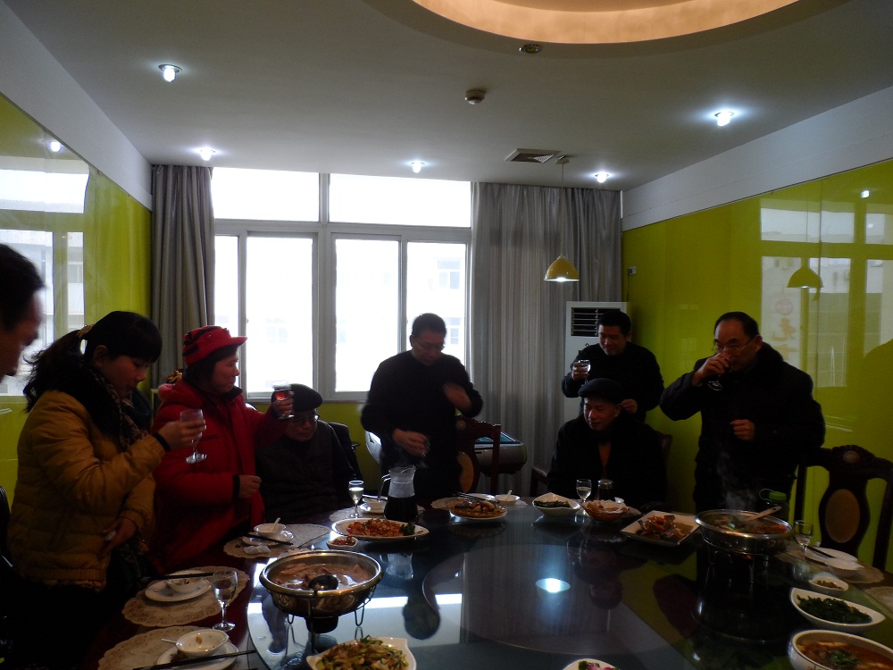 瑞林教授敬汪家媳妇酒