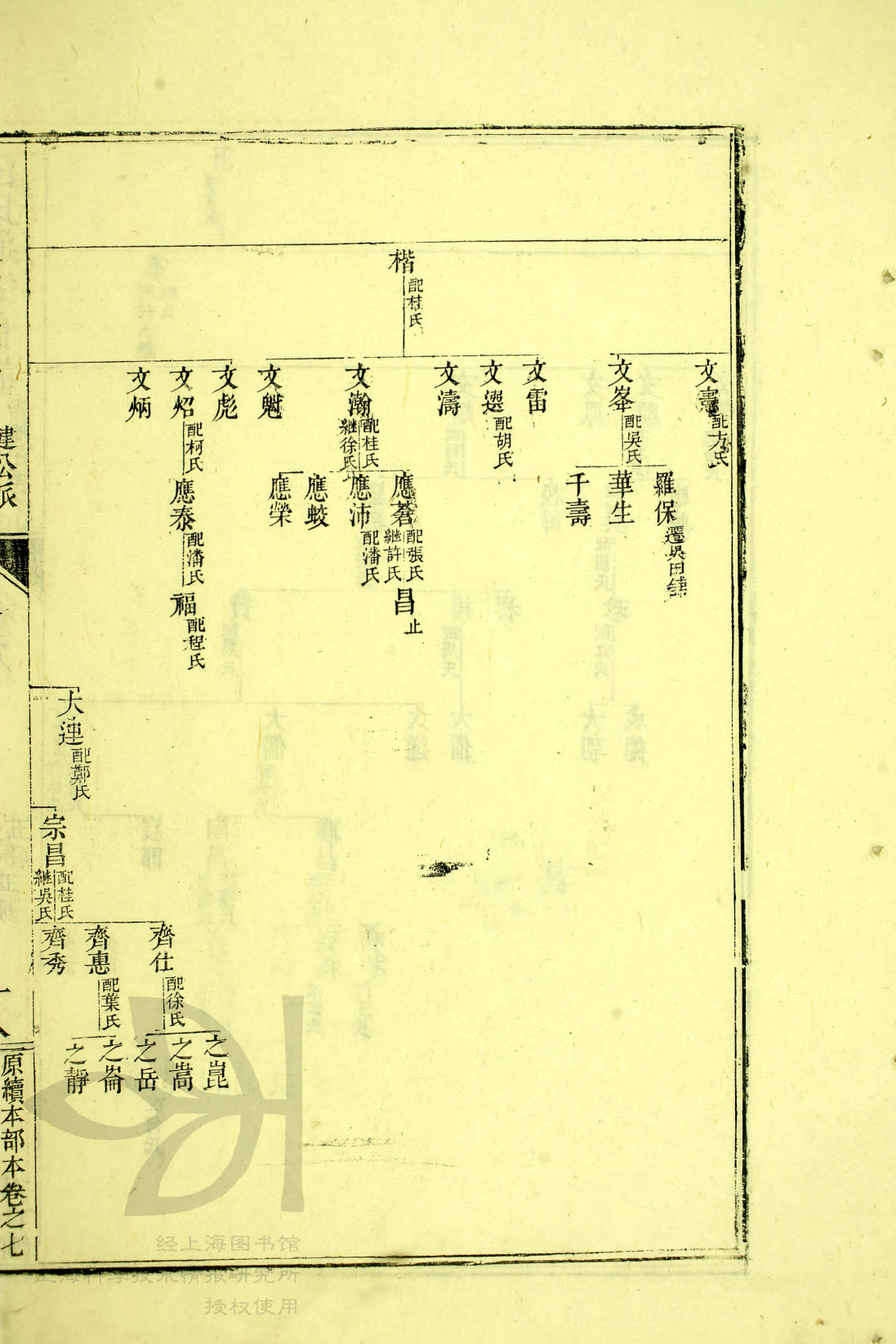 5—121，83世 渭 世系