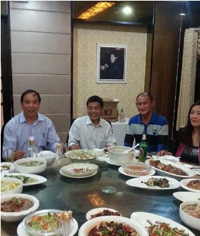 95世汪伦军、95世汪能法会长、89世汪杰、94世汪勤红