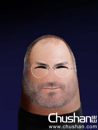 惟妙惟肖的指尖“名人”&nbsp;&nbsp; 乔布斯.jpg