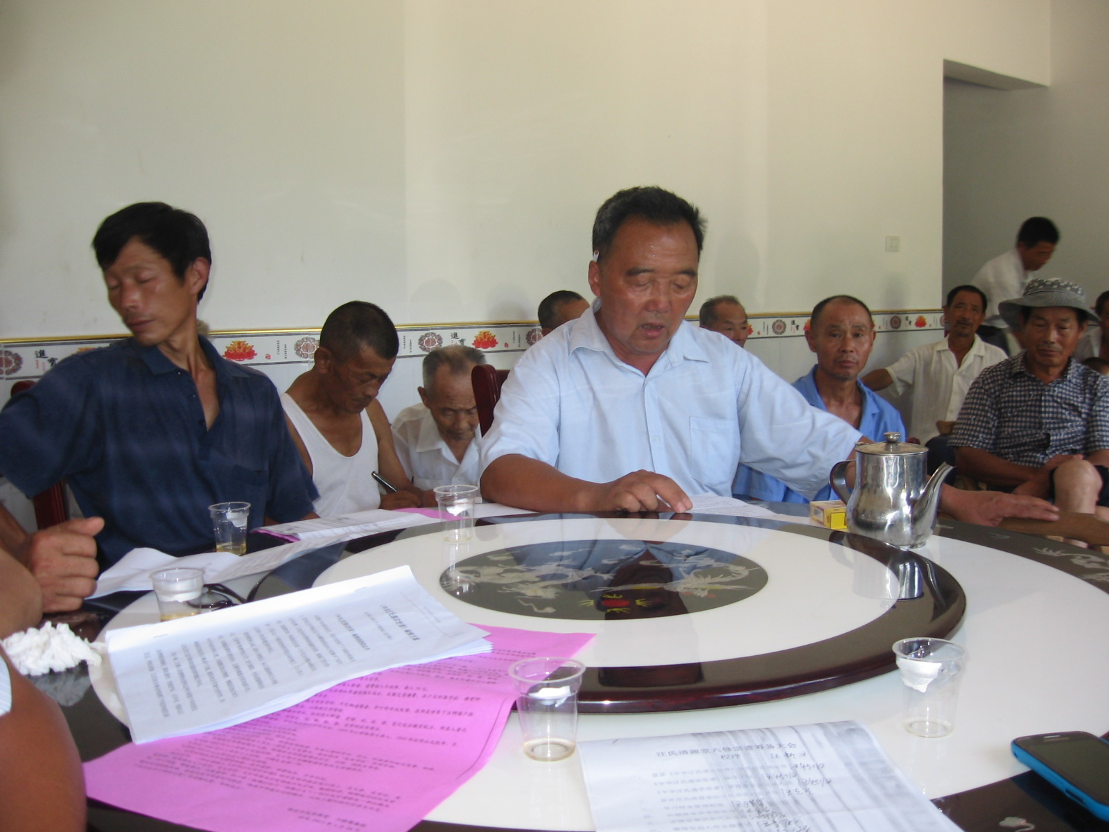 主修汪党威发言