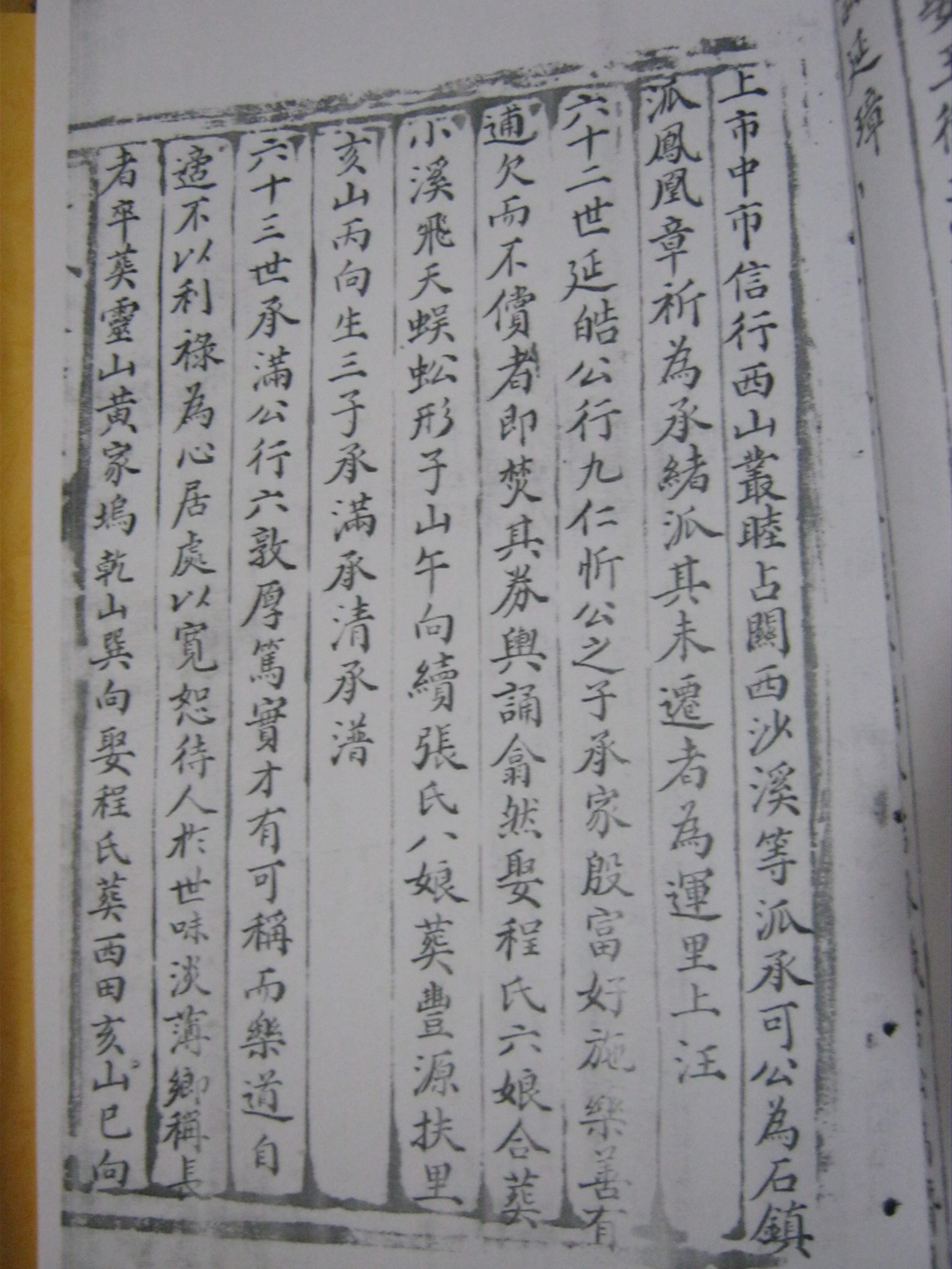 山东沂南 清光绪十九年汪氏族谱