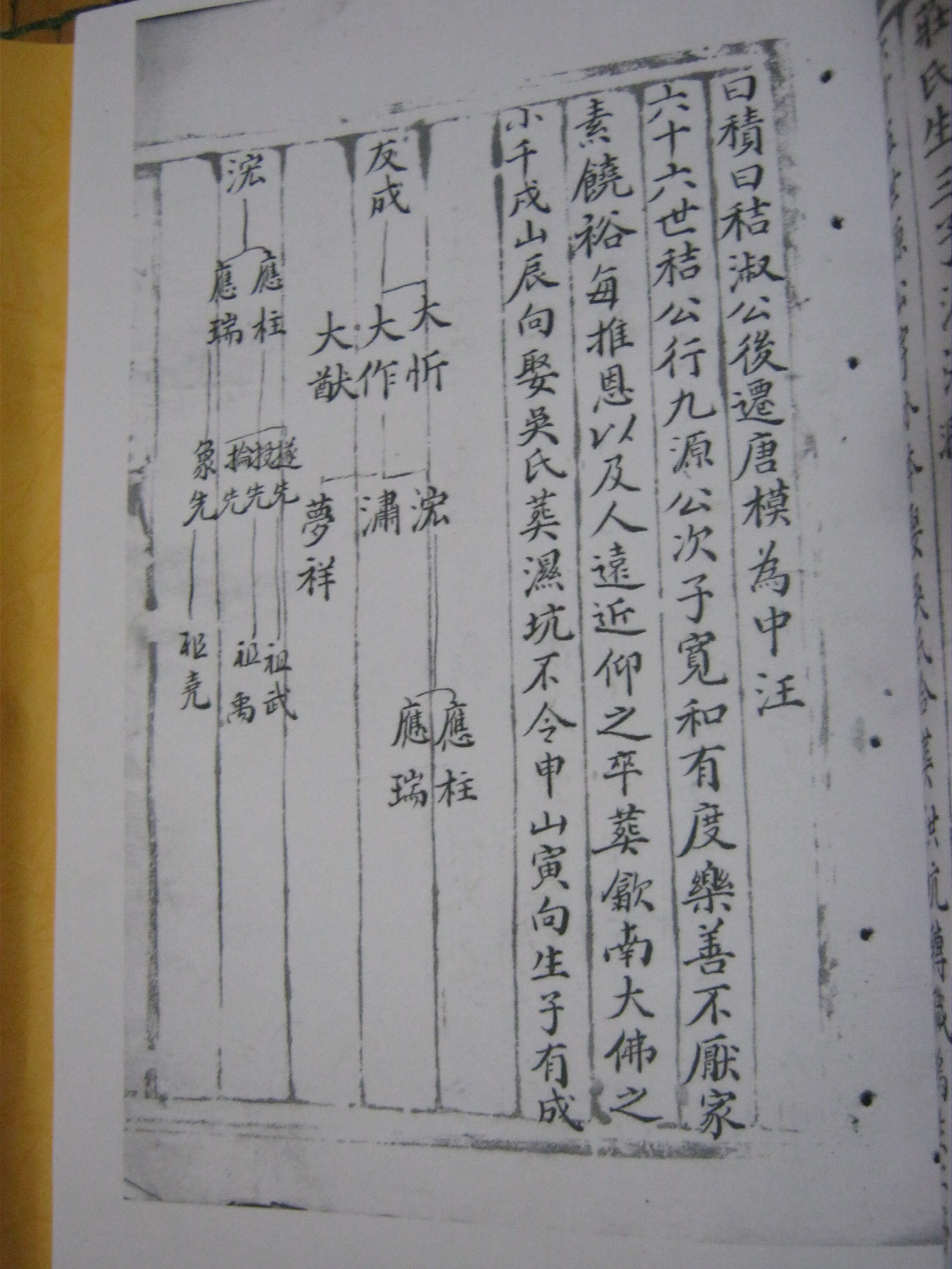 山东沂南 清光绪十九年汪氏族谱