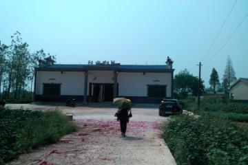 汪氏祠堂远景图