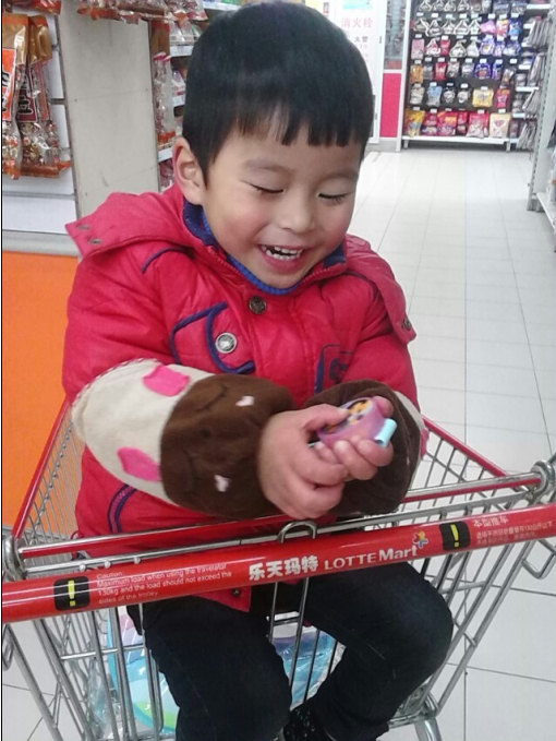 就喜欢上超市买泡泡糖