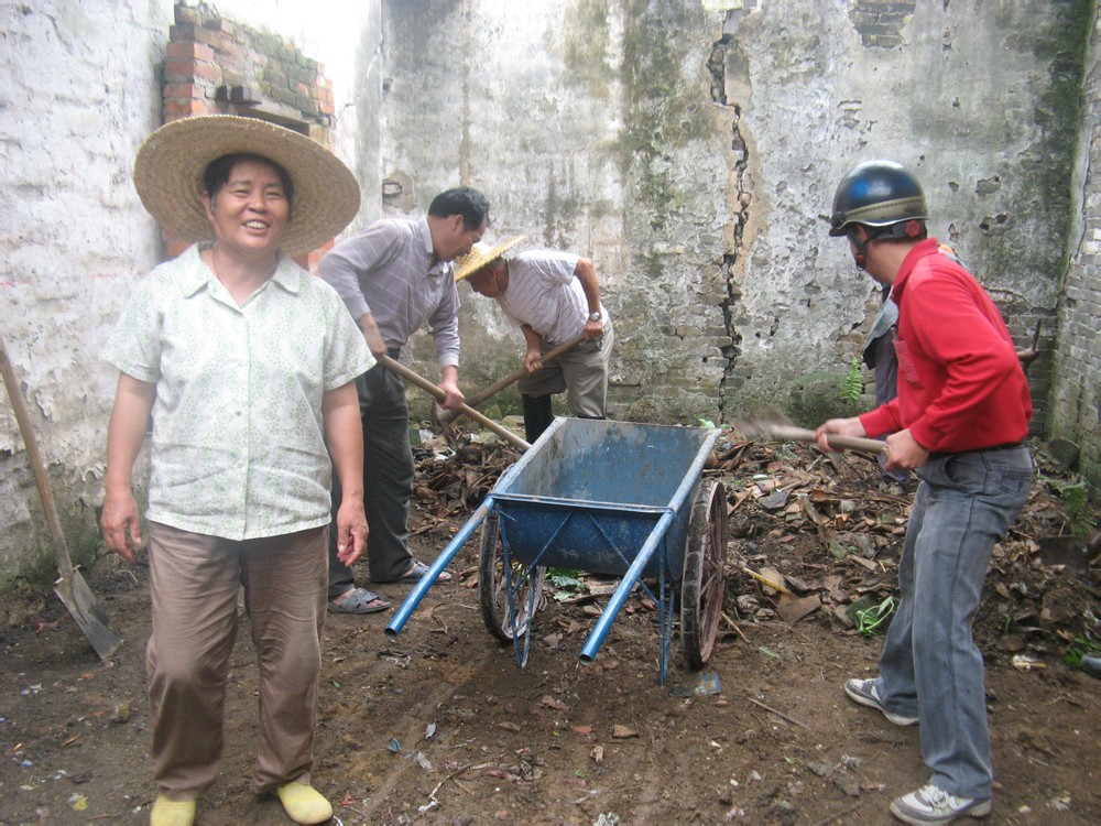 2013年4月16号众本家齐心把他整理好